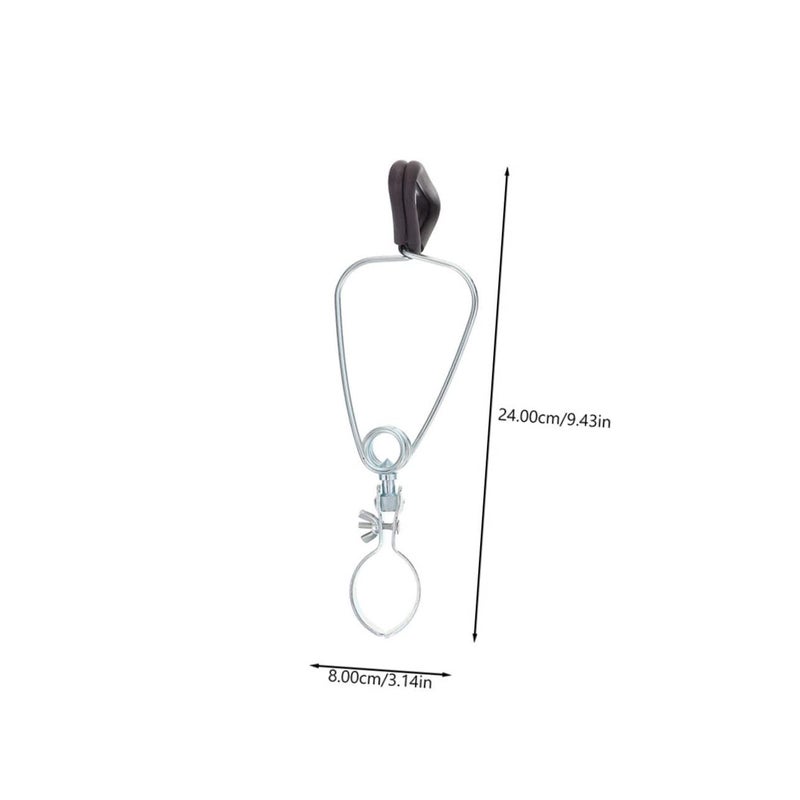 Adjustable Clip On Lamp Shade Holder For 5 5 Inch or 8 5 Inch Shades Indoor Clamp Fixture - Image 3