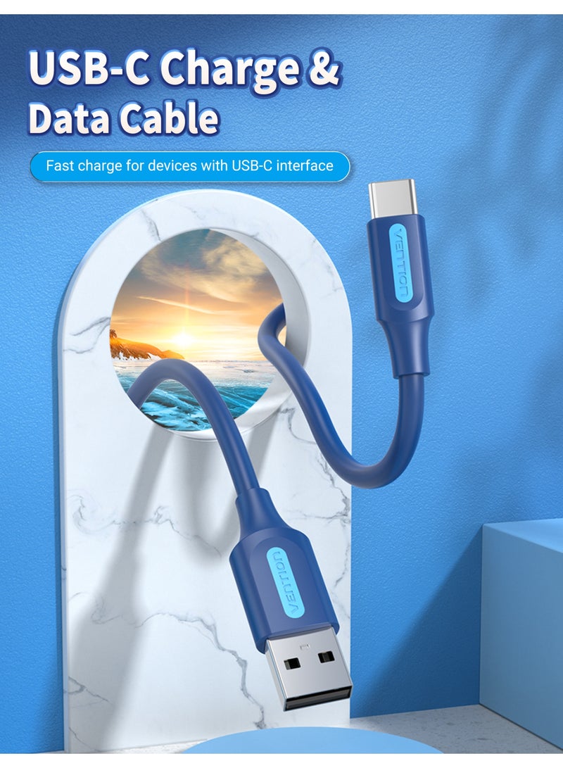 VENTION USB 2.0 A Male to C Male 3A Cable 1M Deep Blue Model # COKLF - Image 2