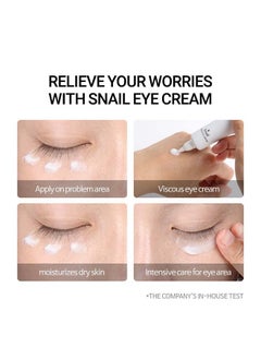 SCINIC Snail Matrix Eye Cream All Skin Types Women Hypoallergenic Moist (30Ml)  - Image 2
