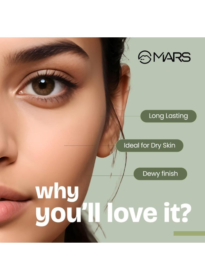 MARS Glow O' Clock Gel Primer for Face Makeup | Enriched with Green Tea Extracts | Dewy Primer | Long Lasting | Power Grip | Ideal for Dry Skin (30ml) - Image 3