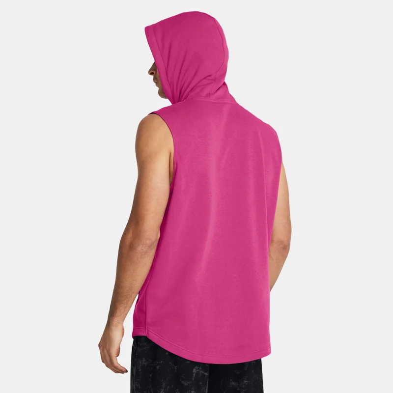 UNDER ARMOUR Men's Project Rock Payoff Sleeveless Training Hoodie