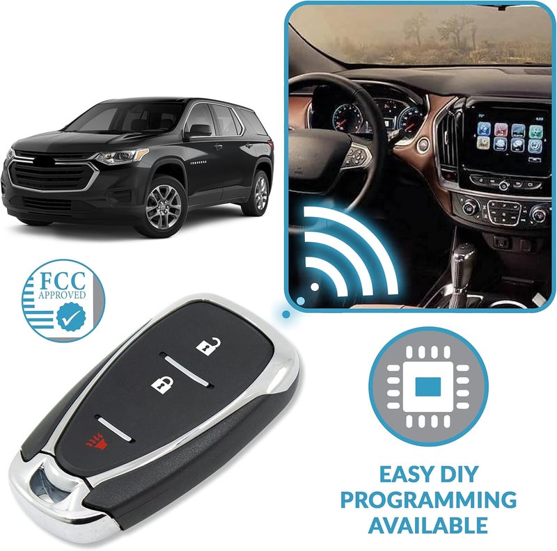 Keyless2Go 3 Button Proximity Smart Key for Chevrolet - Image 5