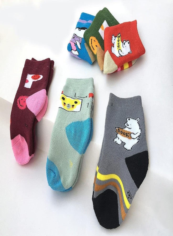 TENDSY Winter Ankle length Socks For Baby Boys And Baby Girls, Thick Towel Socks For kids (Pack of 6 Pairs, For 6-24 Months) - Image 4