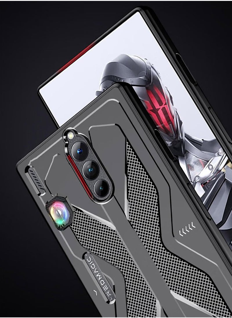 SYOSI - Flexible TPU Case for Red Magic 8s Pro, Anti Scratch Shockproof Phone Cover, Designed for RedMagic 8s Pro, Sleek Black Design - Image 1