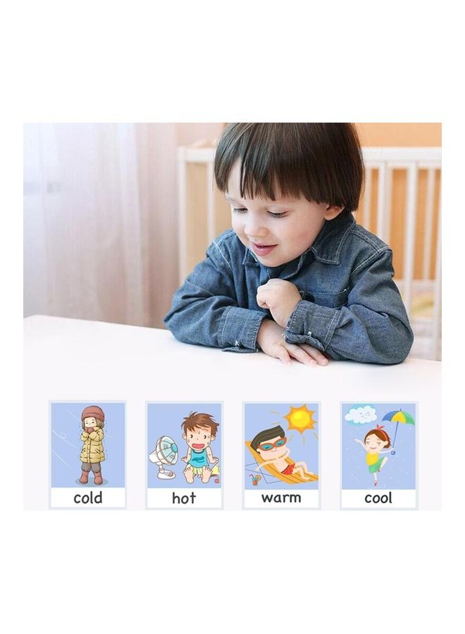 NIBEMINENT 12-Piece Montessori English Season Learning Cards 22 X 31cm - Image 5