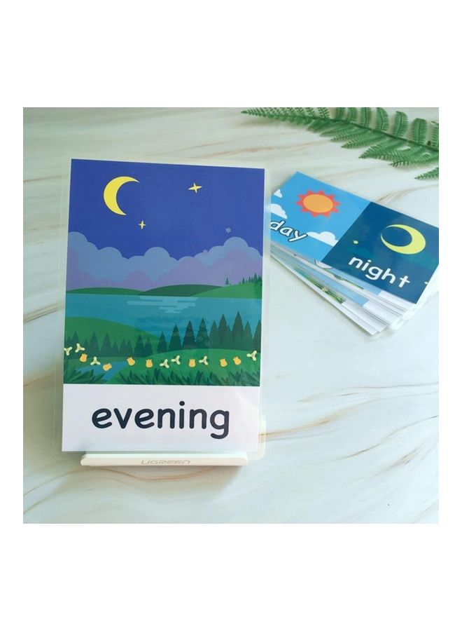 NIBEMINENT 12-Piece Montessori English Season Learning Cards 22 X 31cm - Image 3