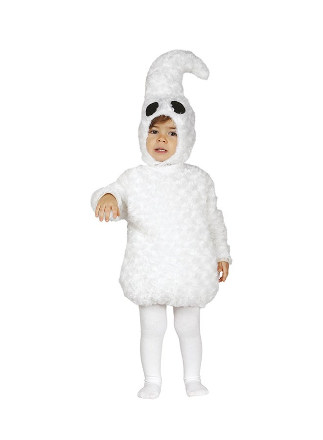 Fiestas Guirca Baby Ghost Costume, 6-12 Months. Costume includes: Hood, Tunic