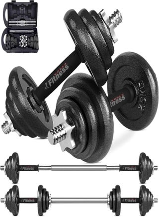 Fitness World 15 kg iron dumbbell with bag Black - pzsku/Z135280F20A7051B272DFZ/45/_/1727614949/dd91bcb1-91fa-45b7-9710-fa68bd660c20