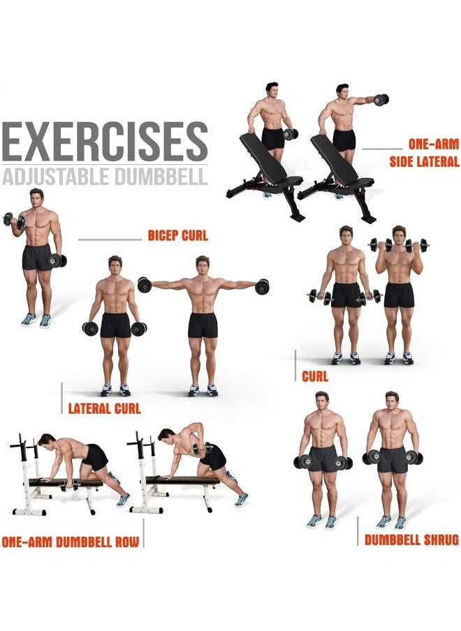 Fitness World - Fitness World 15 kg iron dumbbell with bag Black - Image 1