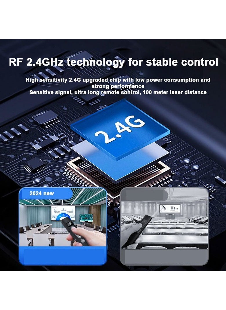 Professional LED Digital Display Power Point pointer with safety pouch  - Image 4