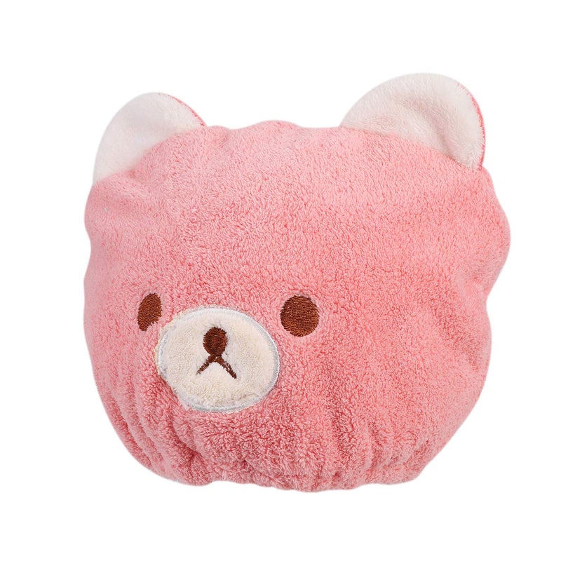 Microfiber TowelAbsorbent Hair Drying Super Absorbent Scarf Cartoon Cute Rabbit Coral Velvet Wet Hair Dry Turban WrapTwist Hair Turban Drying Cap Hair Wrap Bath Cap Quick DryLightweight