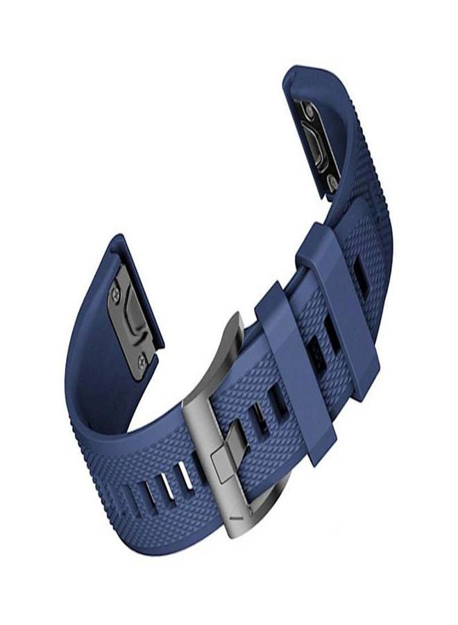 نيبمينينت السوار الأصلي لساعة يد غارمين فينيكس 5 سافاير الذكية من السيليكون بلون كحلي