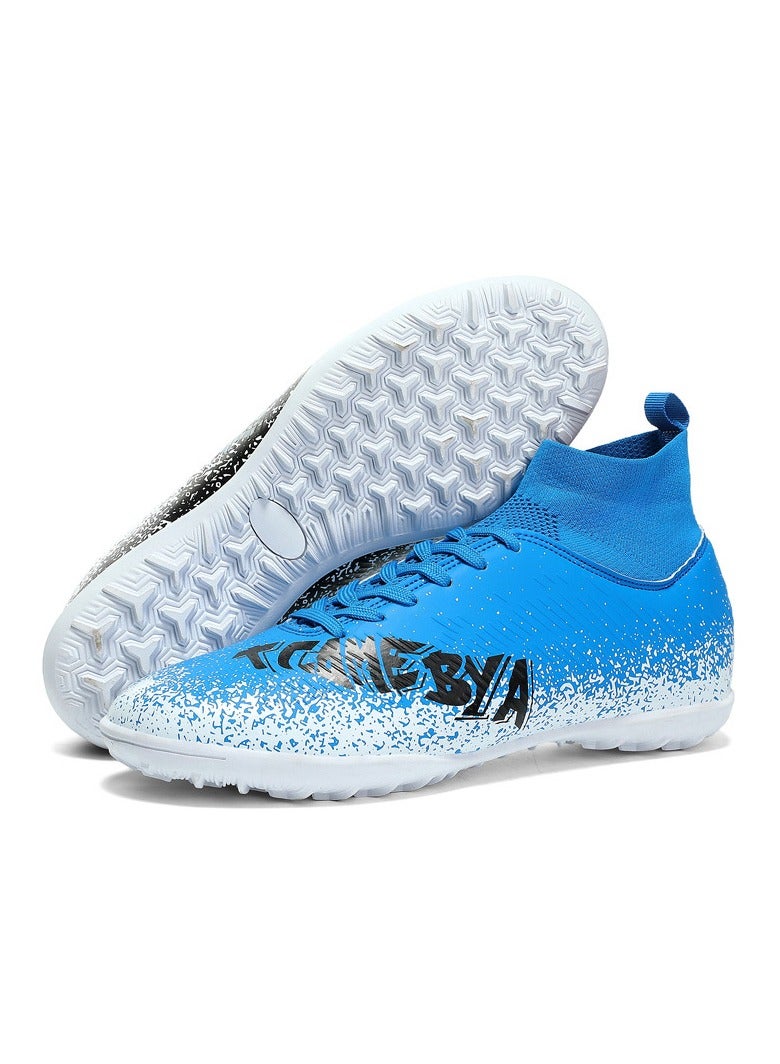 Hot Selling High Top Breathable Football Shoes, Lawn Training Shoes, Indoor And Outdoor Sports Shoes - Image 1