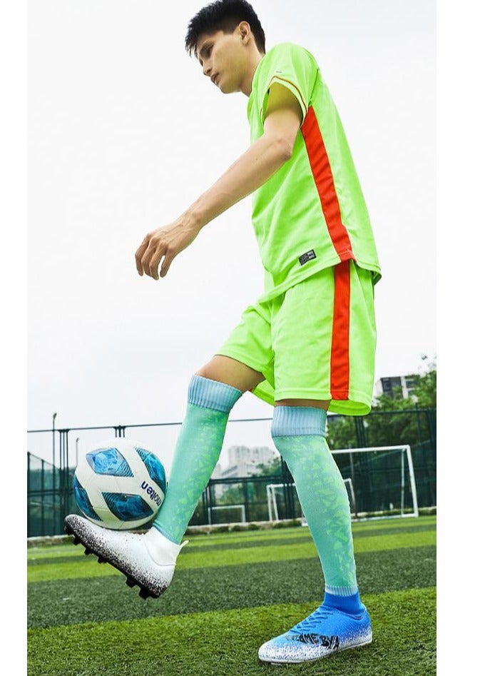 Hot Selling High Top Breathable Football Shoes, Lawn Training Shoes, Indoor And Outdoor Sports Shoes - Image 4