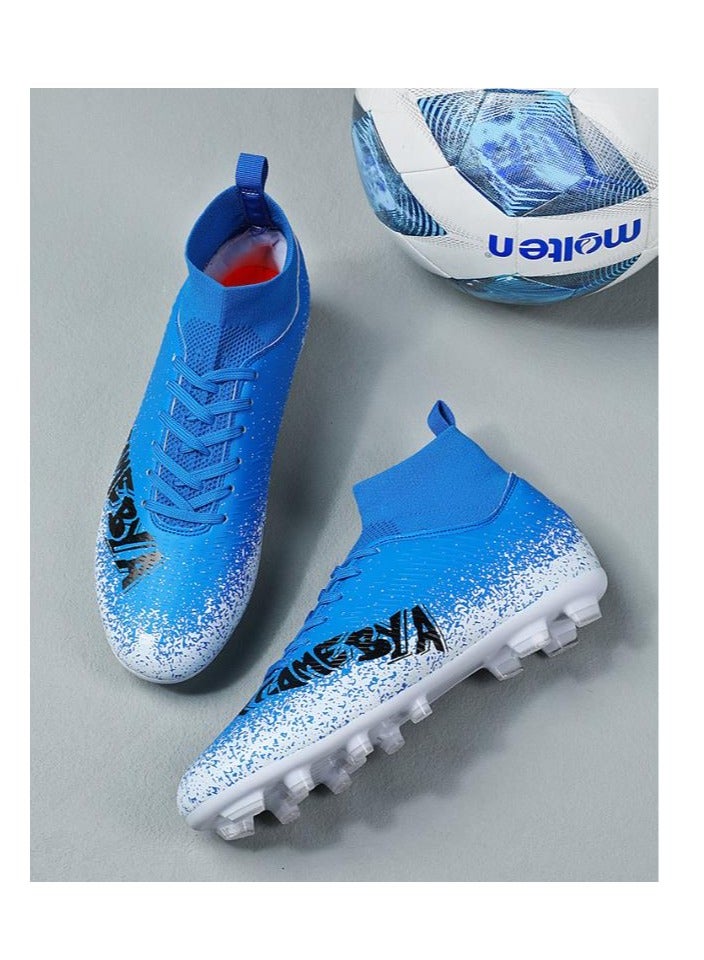 Hot Selling High Top Breathable Football Shoes, Lawn Training Shoes, Indoor And Outdoor Sports Shoes - Image 5