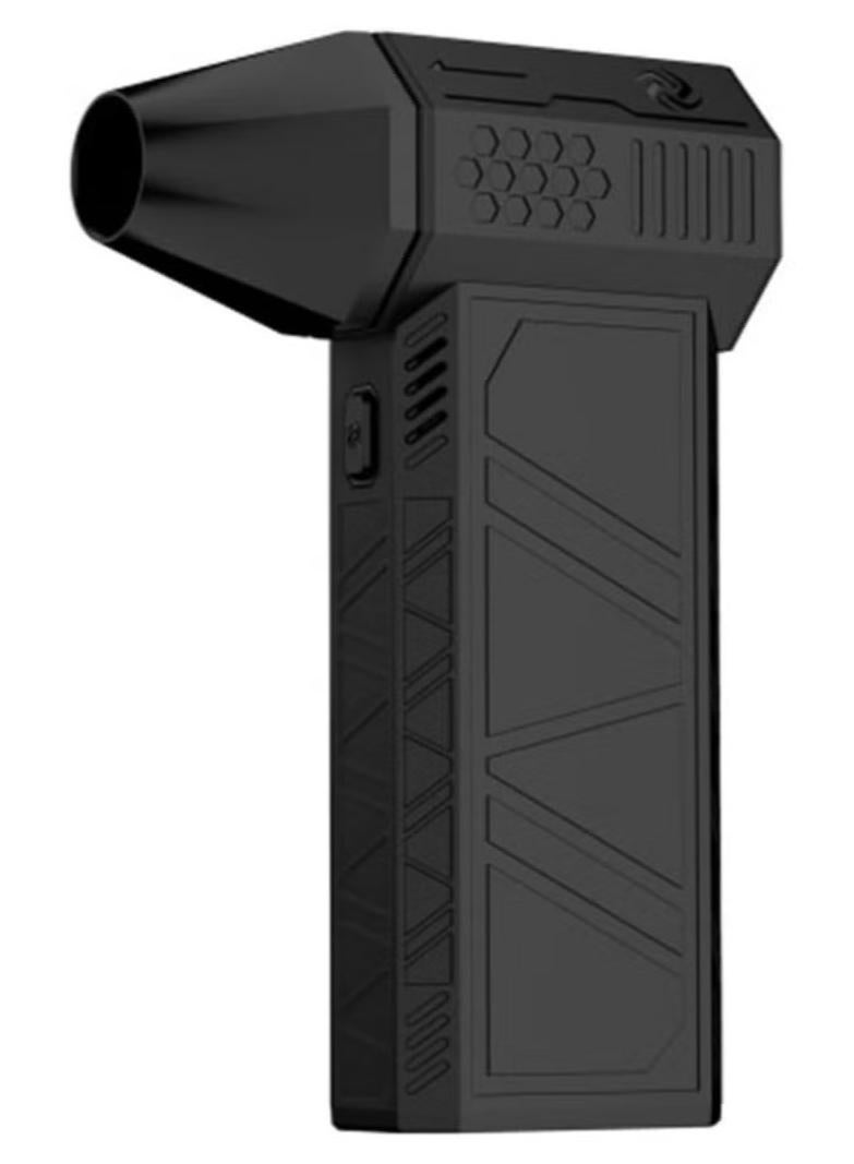 Raxoom Portable Turbo Fan, 140000 Rpm Blower Fan, 8000mAh Battery Mini Wind Blower BBQ Fan, Efficient Vacuum Cleaning for Cars Computers Sofas, Type C Fast Charging - Image 1