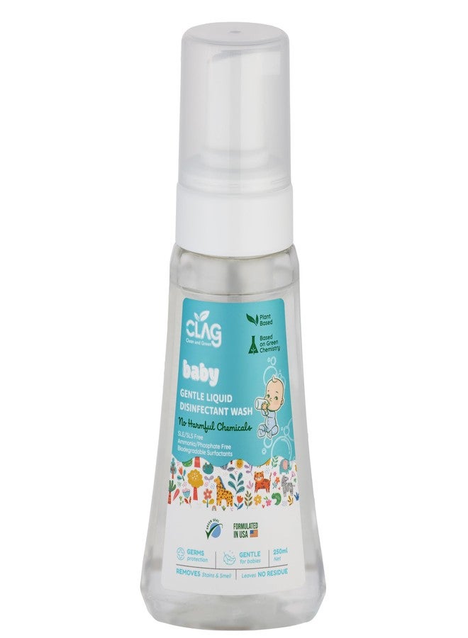 Clag Natural Baby Liquid Cleanser - 250 ml | Plant Based | Cleanser for baby Bottles, Nipples, Accessories - Image 1