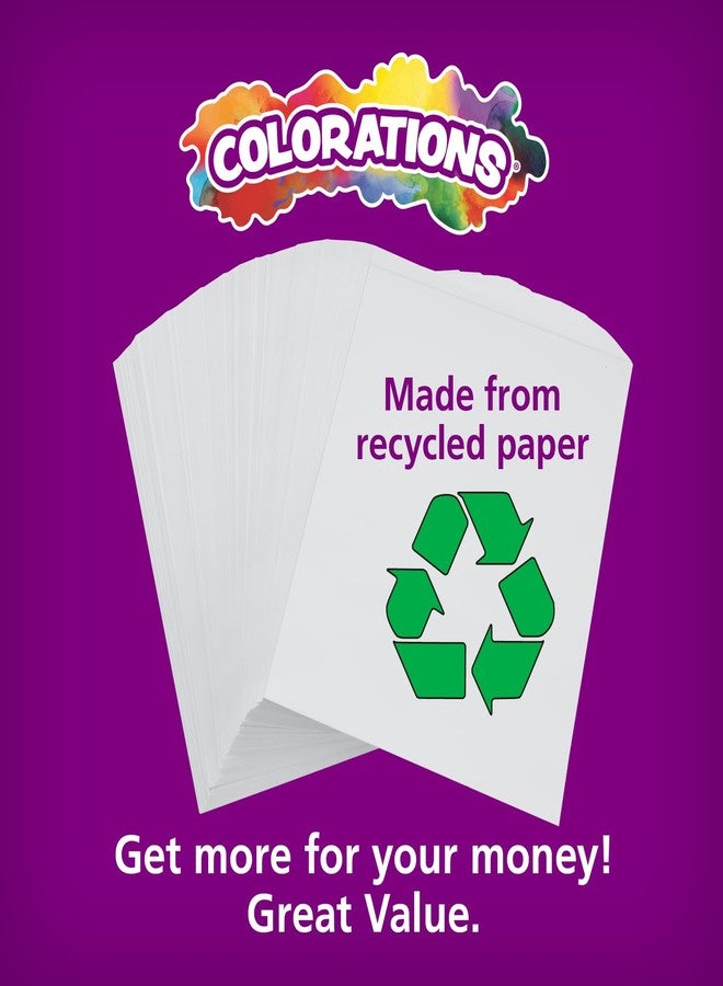 Colorations Lightweight Construction Paper - 500 Sheets - 9 in. x 12in. - Off-White - Image 2