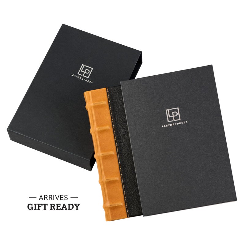 Leatherpress Luxury Leather Journal - Elegant Gift for Men & Women | Full-Grain Leather Notebook with Numbered Pages & Table of Contents | Perfect for Birthdays, Anniversaries, & Special Occasions - Image 4