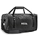 HEETA Waterproof Motorcycle Dry Bag Waterproof Duffel Luggage Travel Bags with Zippered Closure Pocket Shoulder Straps Large Space for Motorcycling Camping Commuting Boating Black 50L - Image 2