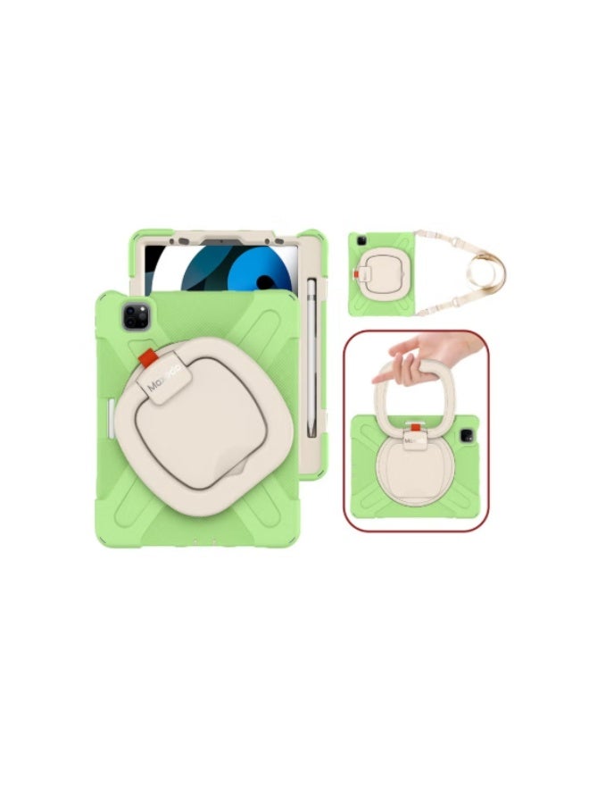 Moxedo Shockproof Rugged Protective Colorful Case with 360 Rotating Kickstand , Shoulder Strap , Pen Holder for Kids Compatible for Apple iPad Air4/Air5 10.9 / Pro 11 2018/2020/2021
