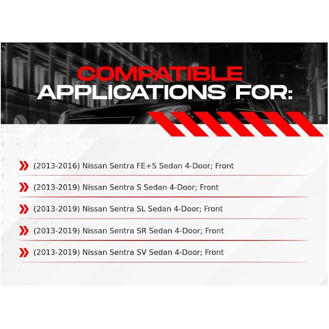 ريحني R1 مفاهيم الفرامل الأمامية والدوارات مجموعة وسادات الفرامل الأمامية دوارات وفوسادات الفرامل وأقراص السيراميك تتناسب 20132019 نيسان سنترا باستثناء طراز التيربو - Image 3