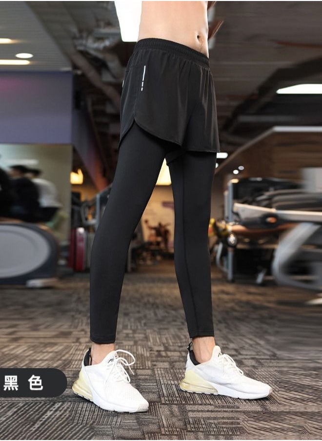 Nomadic Noble Dri-FIT  Fake two pieces Woven Hybrid Running Joggers fitness  - Image 2