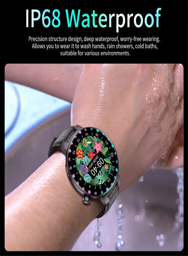 KUMI GT6 Pro 1.3-inch AMOLED Screen Bluetooth Call5.1 IP68 Waterproof Eight light modes Chinese fashion style Smart watch - Image 5