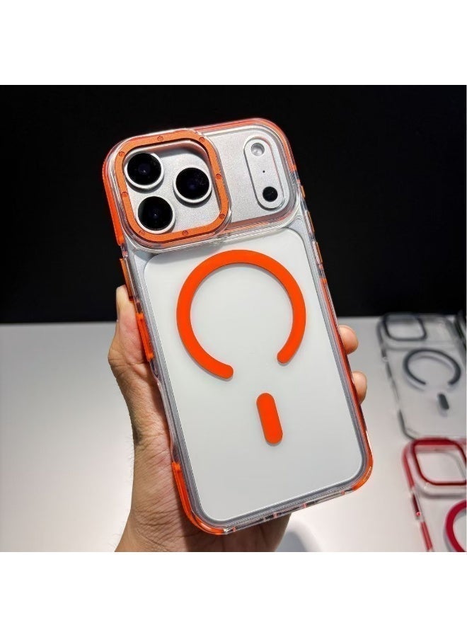 حافظة حماية شفافة لهاتف iPhone 17 Pro Max بميزة مغناطيسية، طبقة مزدوجة من TPU وPC مقاومة للصدمات مع حماية الكاميرا وتصميم نحيف للاستخدام اليومي - Image 3