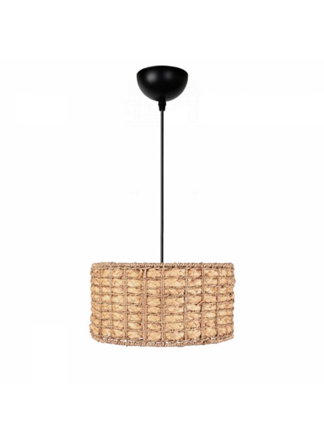 Portela Natural Handmade Wicker Pendant Light - Image 2