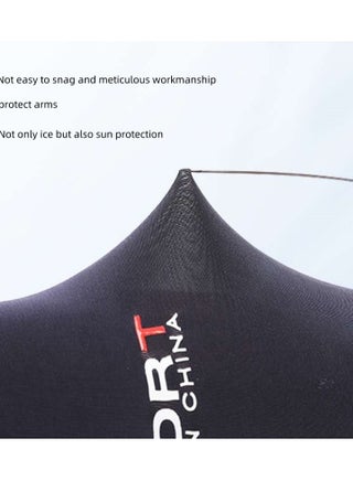 Sunscreen Breathable Ice Sleeves for Men and Women Outdoor Sports Cycling Running and Driving Cool Sleeves UV Protection Arm Ice Sleeves Black-Single Size - view 5