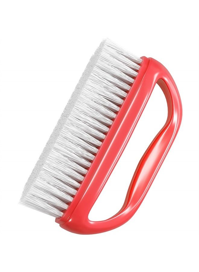 Konex Perfect-Grip Large Hand and Nail Brush 4" X 2-1/4" X 1-1/2" (Red) - Image 1