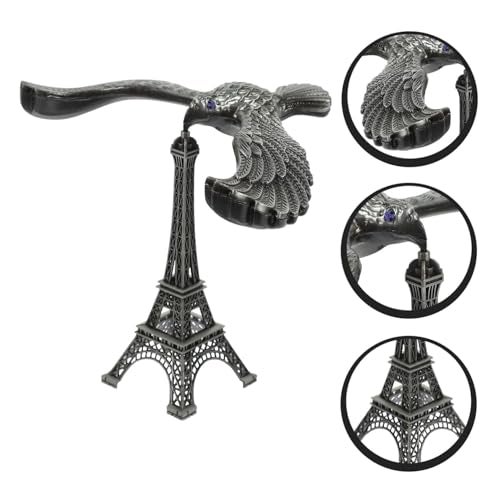 Oblivion Antique Retro Silver Balancing Eagle Statue 1 Pc – Art Metal Eiffel Tower Showpiece, Gravity Toy, Stress Relief Alloy Craft, DIY Tabletop Model, Vintage Aesthetic Office Desk Decoration Gift - Image 4