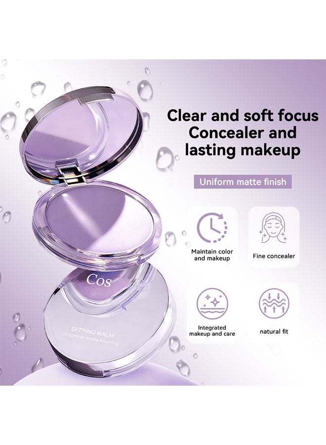 YOUNG VISION Jelly Pressed Setting Powder, Oil Control Face Pressed Powder | Clear Matte Oil Control Face‑Long Lasting Finishing & Waterproof - Image 2