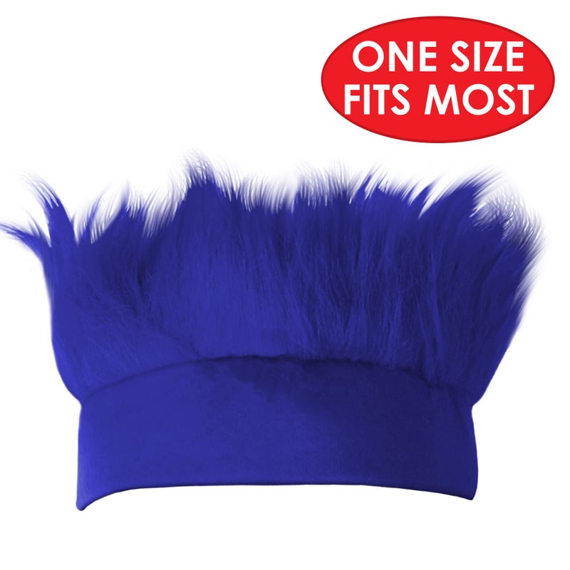 Beistle Blue Hairy Costume Headband-1 Pc, one size (60277-B) - Image 3
