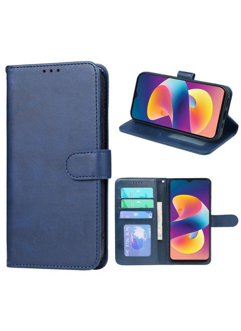 For TCL 50 LE Leather Phone Case(Blue)