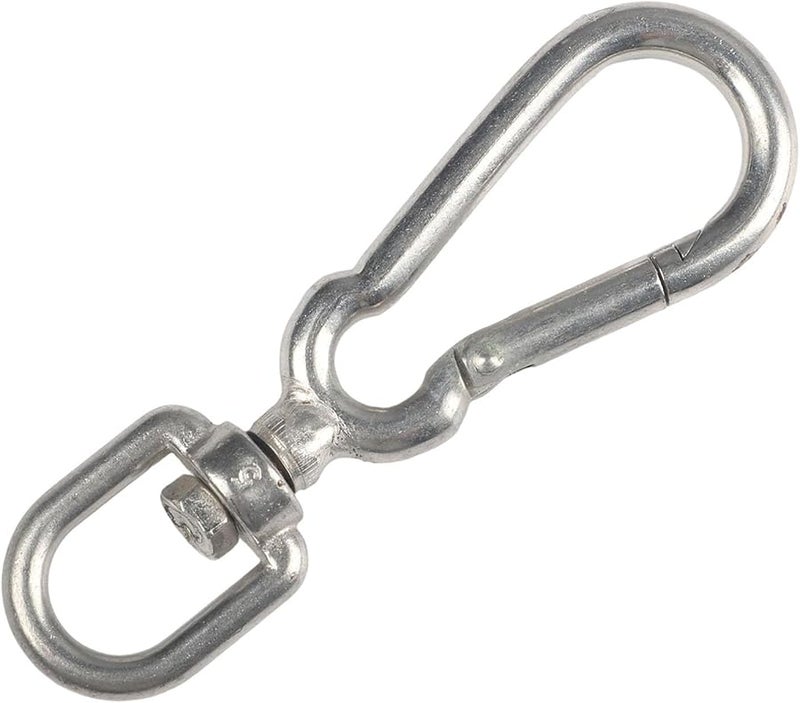 Stainless Steel Swivel Eye Bolt Snap Hook For Pet Leash 95mm - Image 3