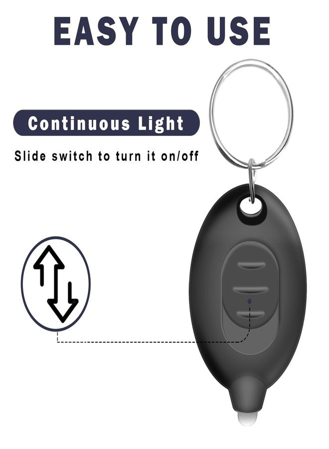 Daemson Mini LED Keychain Flashlights Ultra Bright and Compact Portable Keychain Flashlight, Small Emergency Flashlight for Outdoor and Everyday Use - Multicolor Shell (48PCS) - Image 5