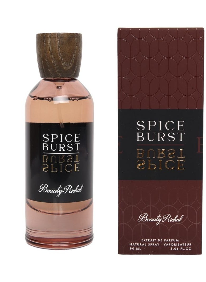 Beauty Richal Beauty Richal Spice Burst  Eau de Parfum long lasting Unisex Fragrance, 90ml 