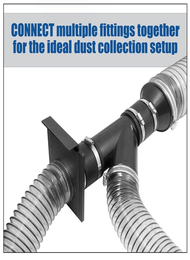 فولتون وصلة مطاطية من فولتون مقاس 2½ بوصة مع مشبكين للخرطوم من الفولاذ المقاوم للصدأ لتوصيل وصلات تجميع الغبار البلاستيكية والمخفضات ومنافذ الغبار وأنابيب تجميع الغبار - Image 4