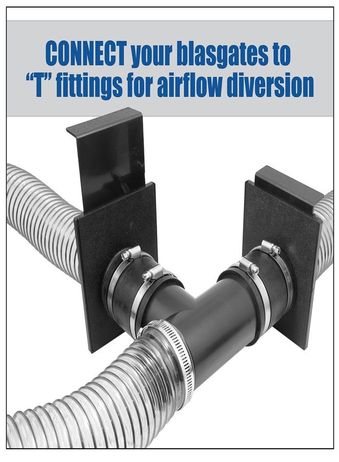 فولتون وصلة مطاطية من فولتون مقاس 2½ بوصة مع مشبكين للخرطوم من الفولاذ المقاوم للصدأ لتوصيل وصلات تجميع الغبار البلاستيكية والمخفضات ومنافذ الغبار وأنابيب تجميع الغبار - Image 3