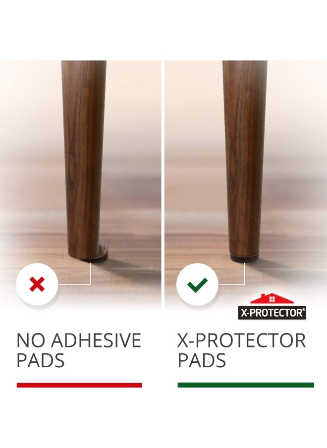 X-Protector Non Slip Furniture Pads - 8 Pieces Premium Furniture Grippers 2 Self-Adhesive Rubber Feet Furniture Feet - Ideal Non Skid Furniture Pad Floor Protectors - Keep Furniture In Place  - Image 4