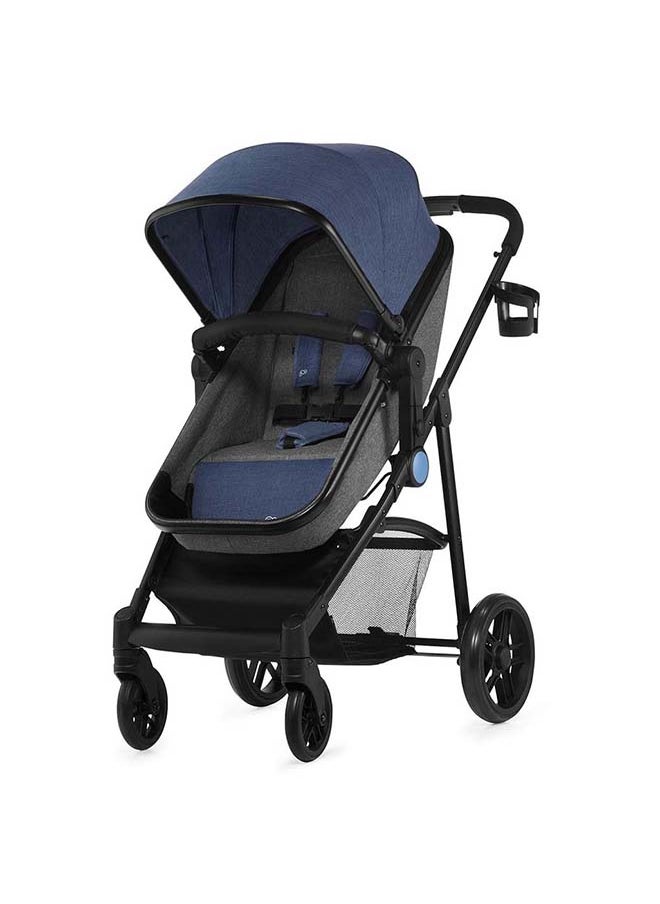 Kinderkraft - Juli 3 - In - 1 Travel System - Denim Blue - Image 1