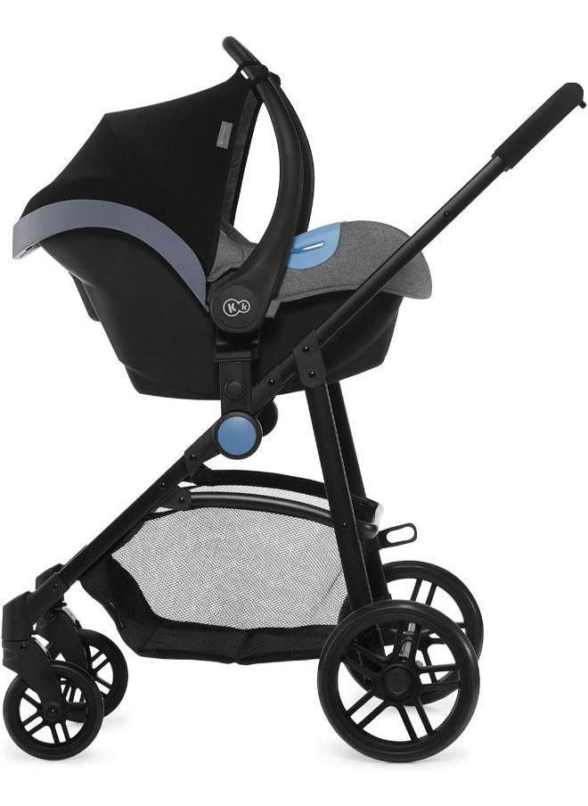 Kinderkraft - Juli 3 - In - 1 Travel System - Denim Blue - Image 1