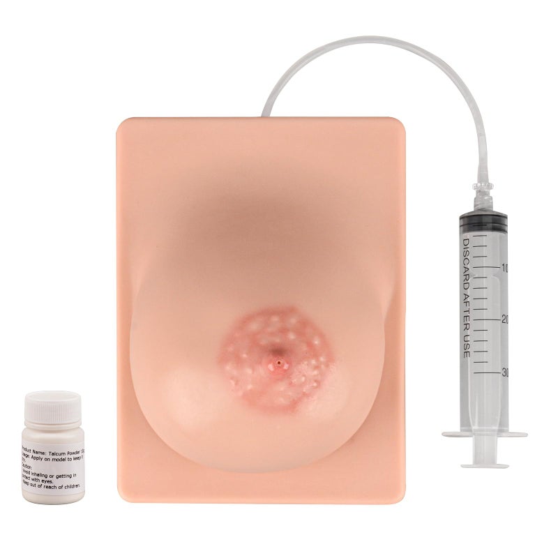 MedEduQuest Lactation Breast Model for Breastfeeding Massage Education, Artificial Breastfeeding Educational Tool for Lactation Consultant, Left - Image 1