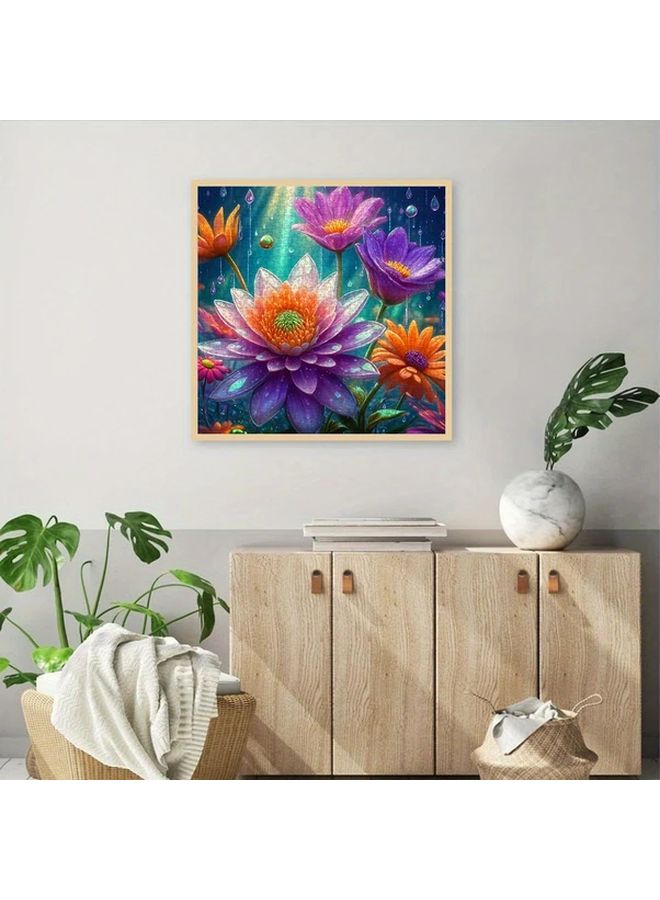 1024 قطعة لغز قوس قزح من عالم الزهور للكبار 19.69 × 19.69 بوصة هدية مريحة ومبتكرة - Image 4