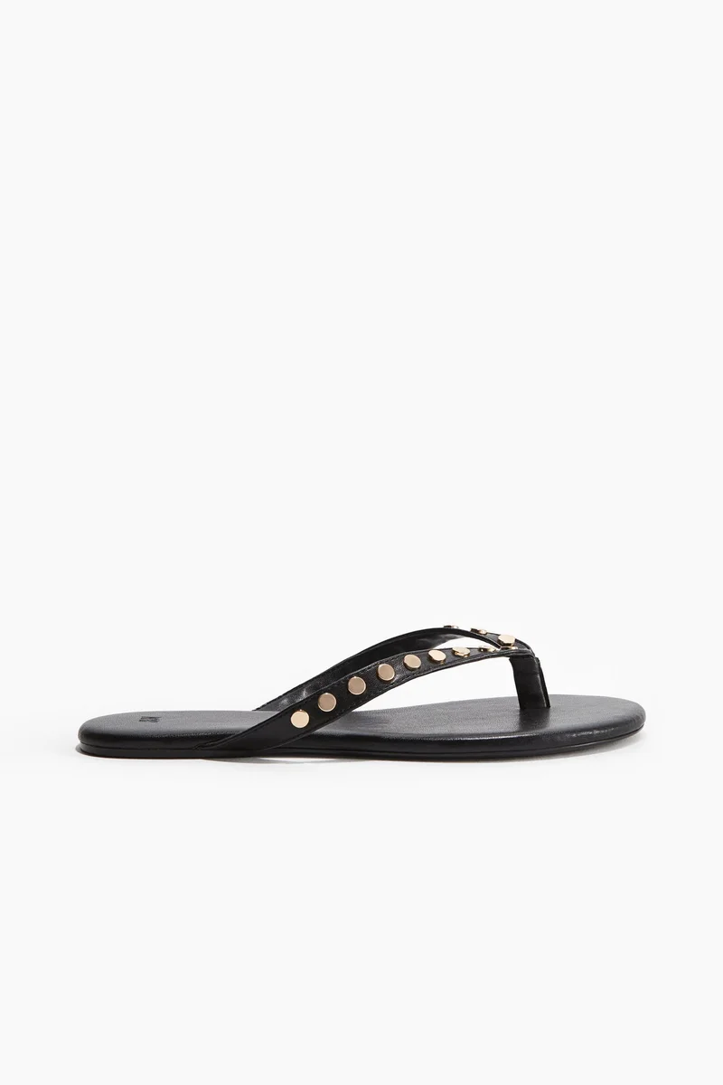 H&M Studded flip-flops
