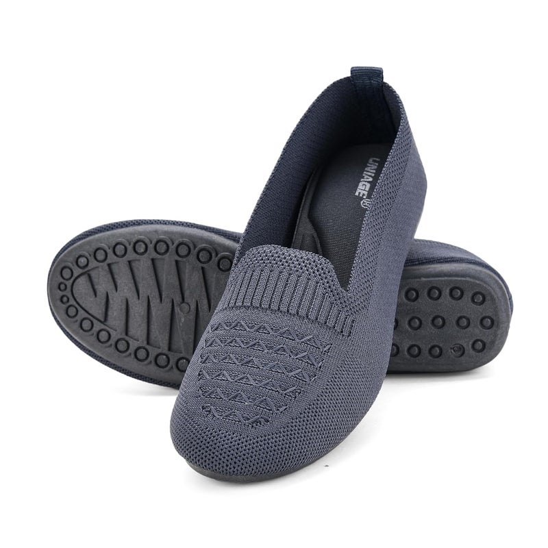 UNIAGE Soft and Comfortable Bottom Flat Heel Ballet Belly No Heel Flats for Women - Image 4
