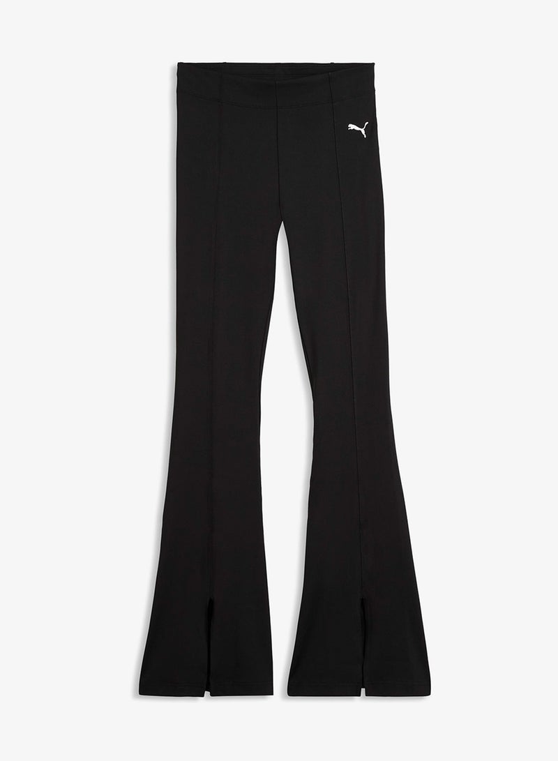PUMA Essential Flared Pintuck Tights - Image 1