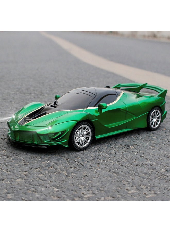 Direct Remote Control Car Charging Remote Control Car Drift High-speed Light Racing Children's Electric Toy Car-Color:Farah (Technology Black Blue) + Window Portable Box-Proportion:3 Lithium + Charging Line + Remote Control 2 Batteries  - Image 3